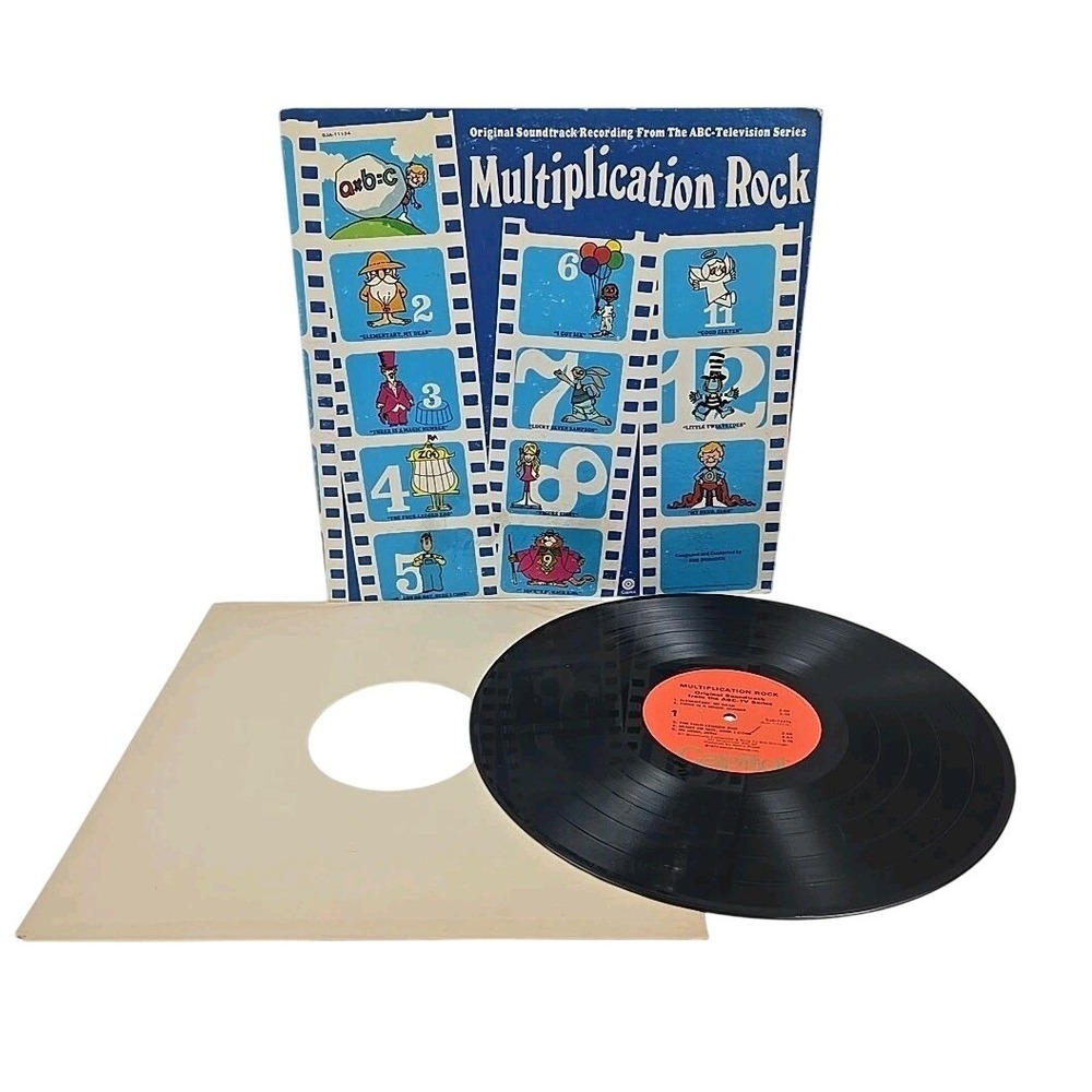Vtg 1973 Multiplication Rock Vinyl LP Record Capitol SJA-11174 Schoolhouse Rock